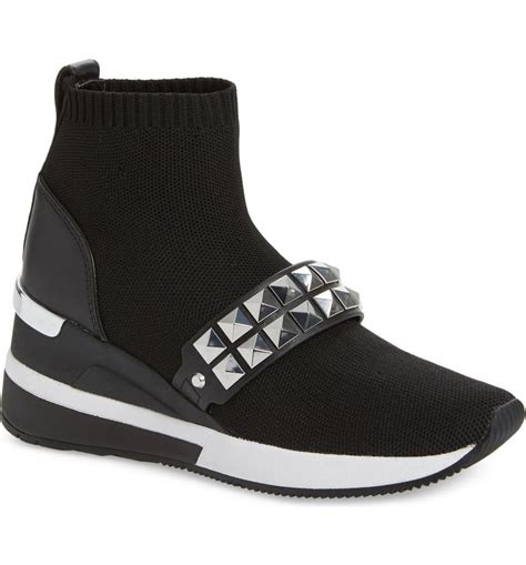 michael kors skyler bootie nordstrom|mk skyler wedge sneakers.